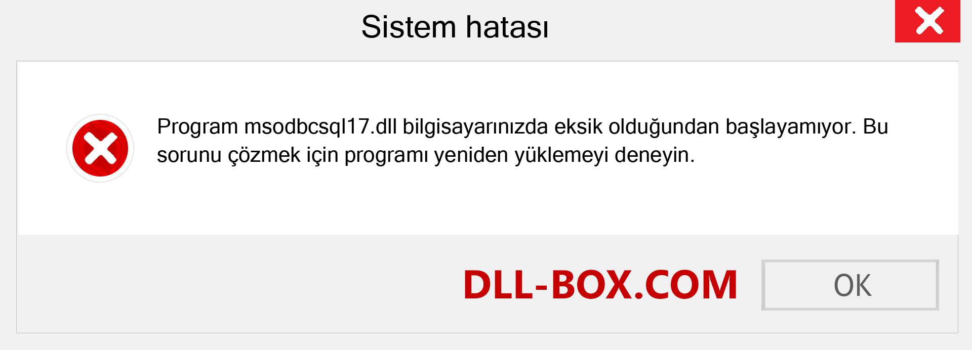 msodbcsql17.dll dosyası eksik mi? Windows 7, 8, 10 için İndirin - Windows'ta msodbcsql17 dll Eksik Hatasını Düzeltin, fotoğraflar, resimler